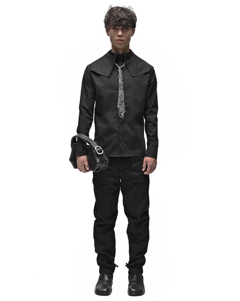 Oracle Leather Shoulder Hexa Bag