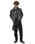 Ashes Linear Cut Washed Jacket