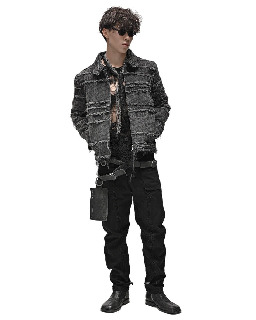 Ashes Linear Cut Washed Jacket