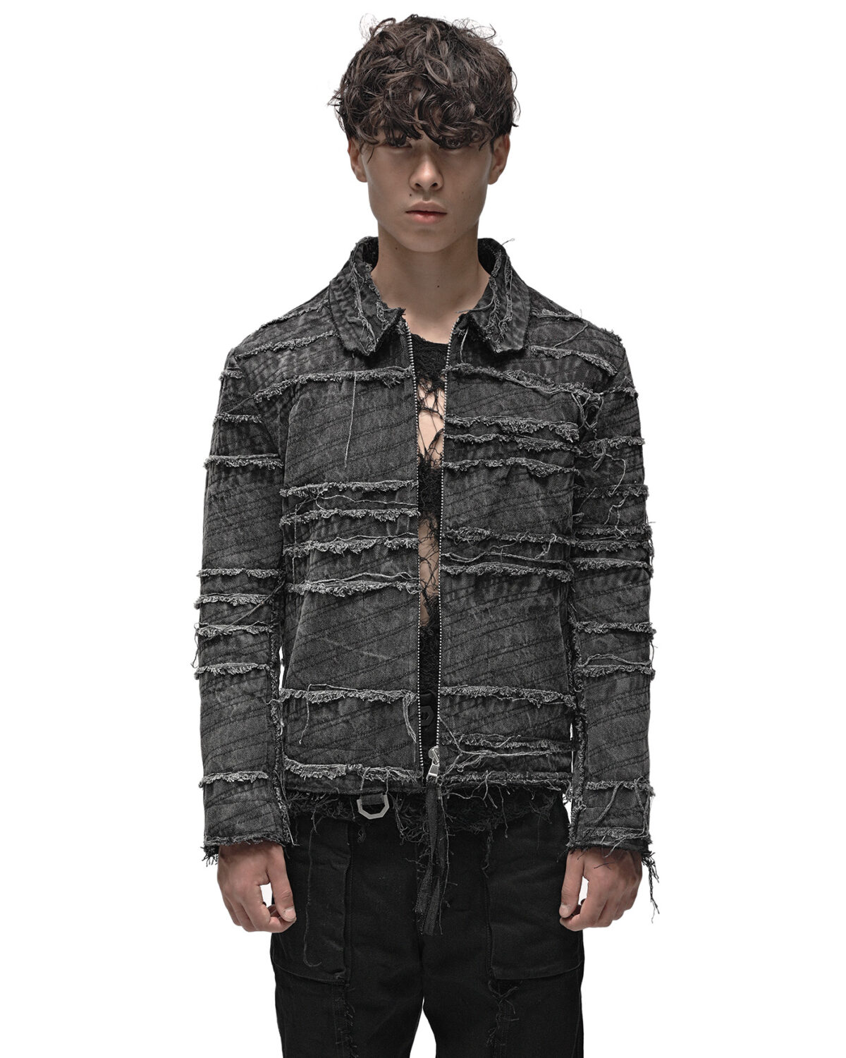 Ashes Linear Cut Washed Jacket