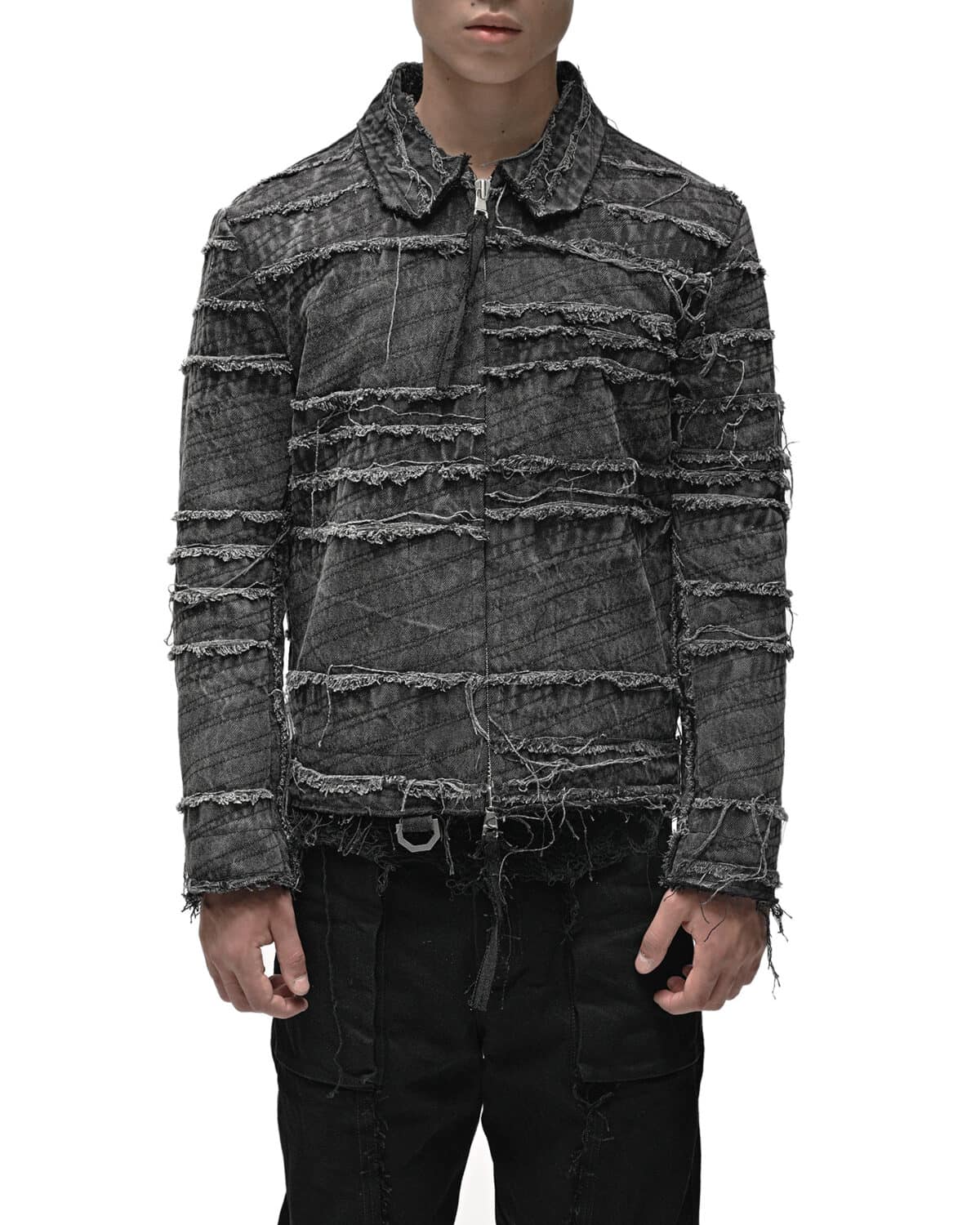 Ashes Linear Cut Washed Jacket
