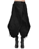 Cargo Volume Transform Denim Skirt