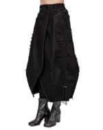 Cargo Volume Transform Denim Skirt