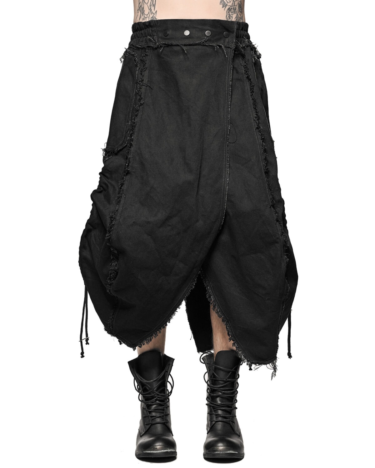 Cargo Volume Transform Denim Skirt