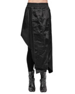 Crushed Drape Layers Sheer Skirt