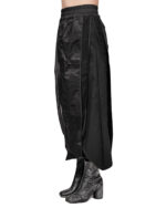 Crushed Drape Layers Sheer Skirt