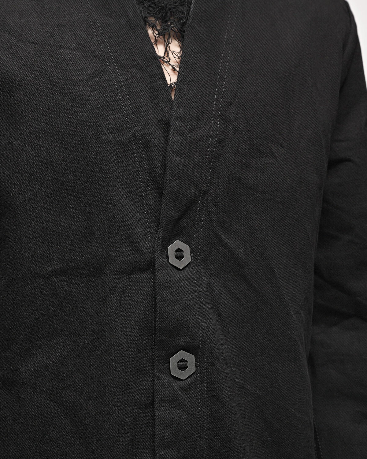 Denim Hexa Washed Blazer