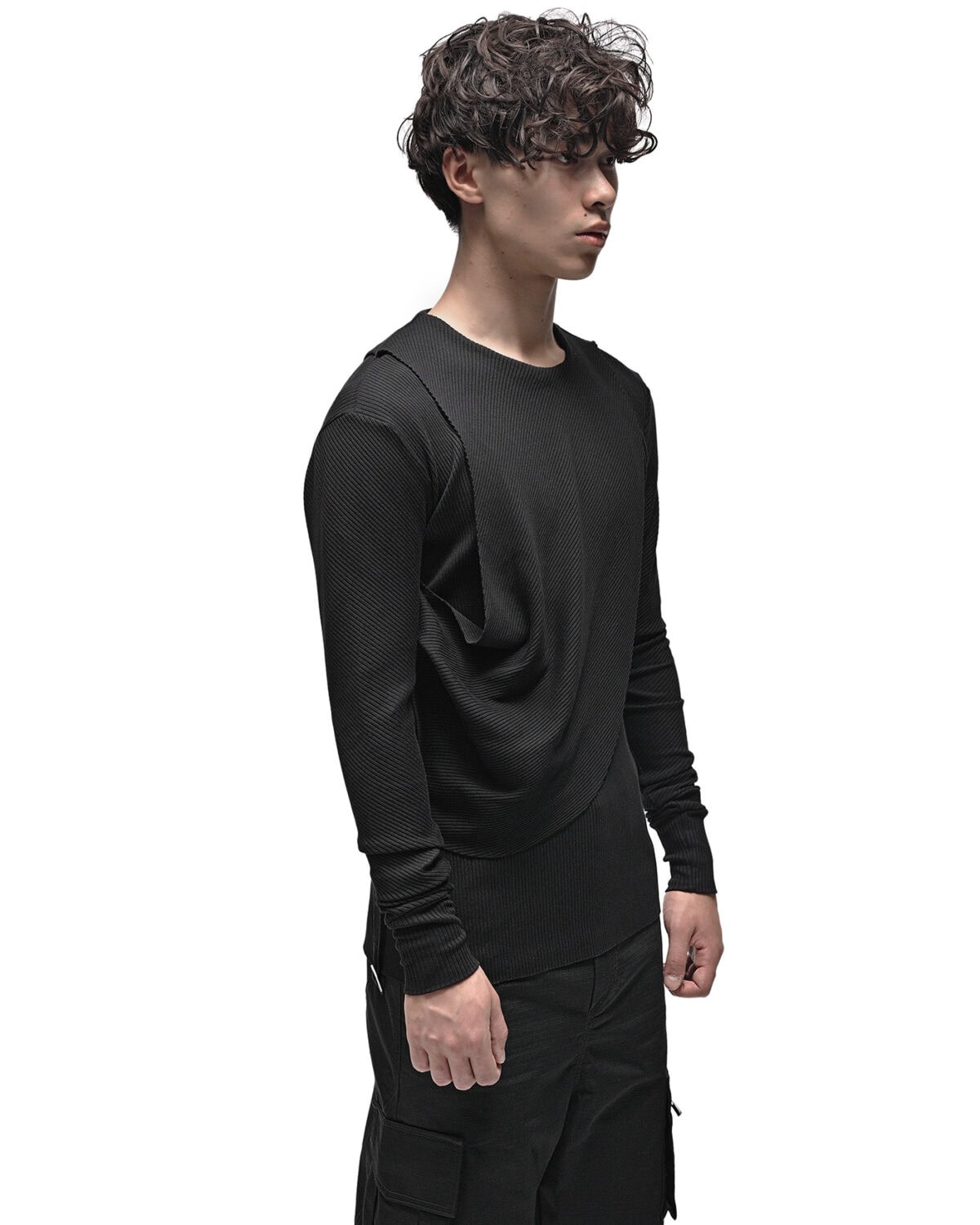 Draped Layers Oracle Sweater