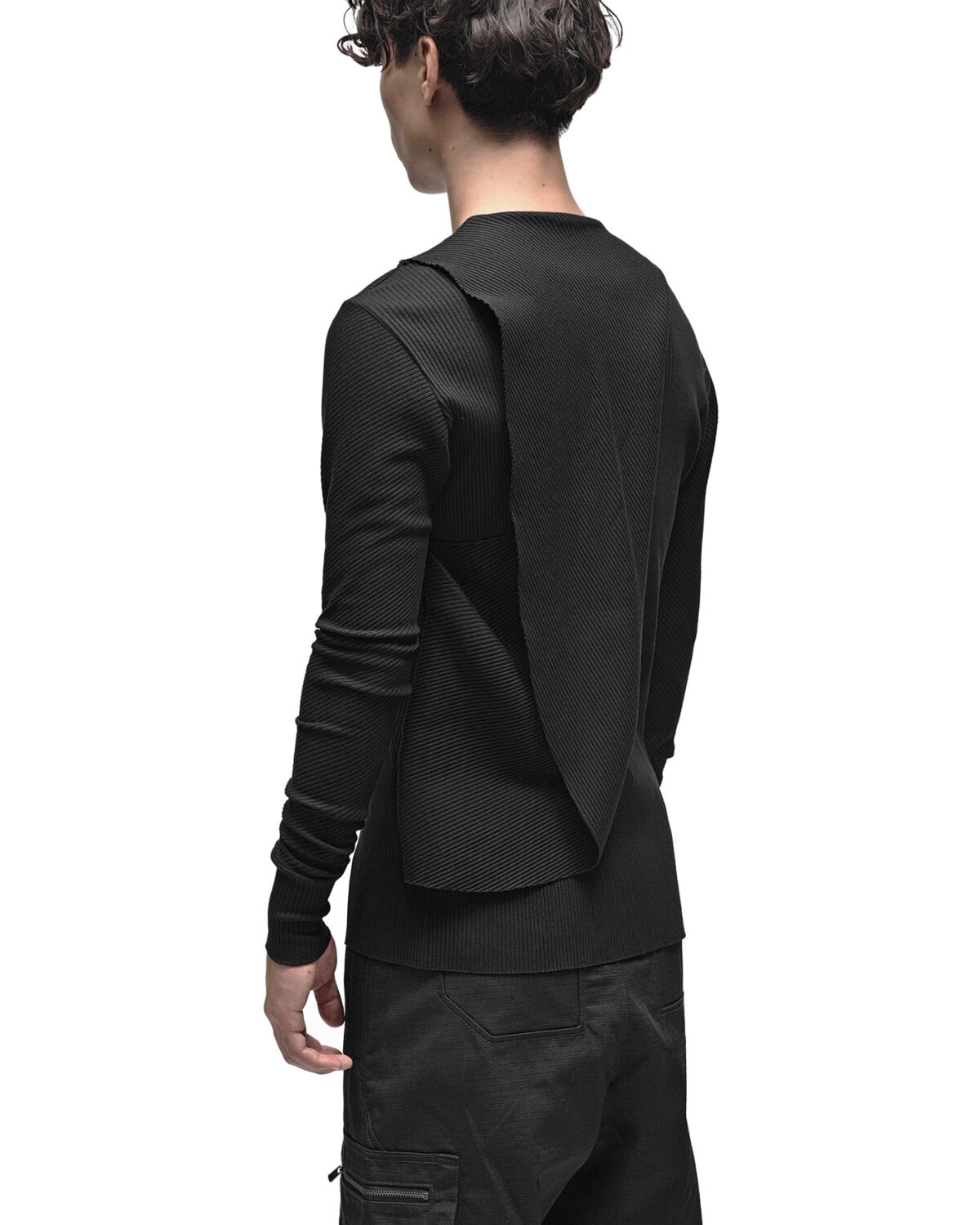 Draped Layers Oracle Sweater