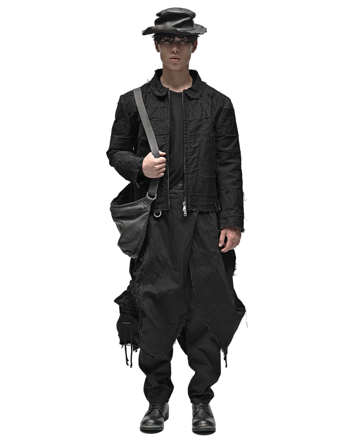 Cargo Volume Transform Denim Skirt