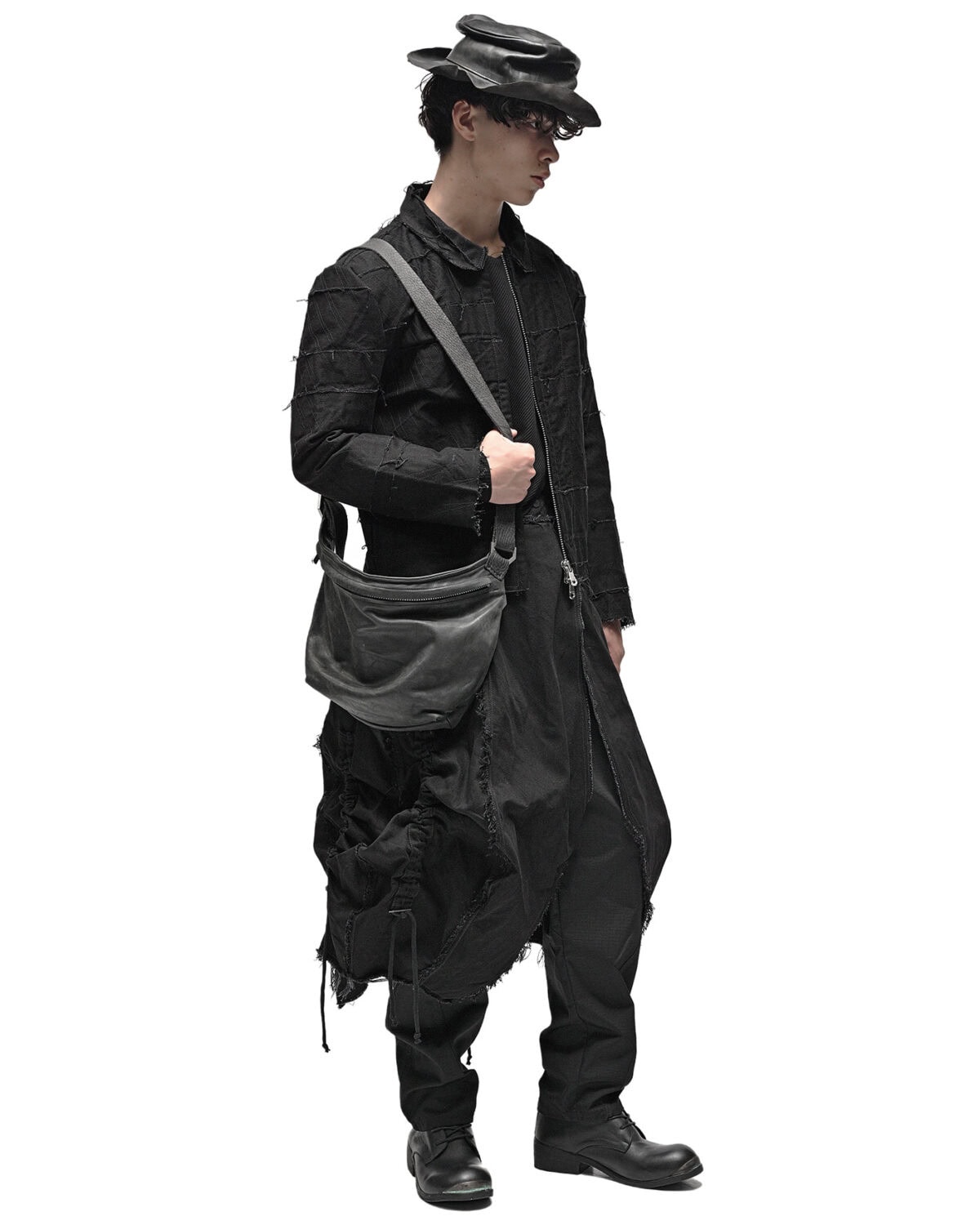 Cargo Volume Transform Denim Skirt