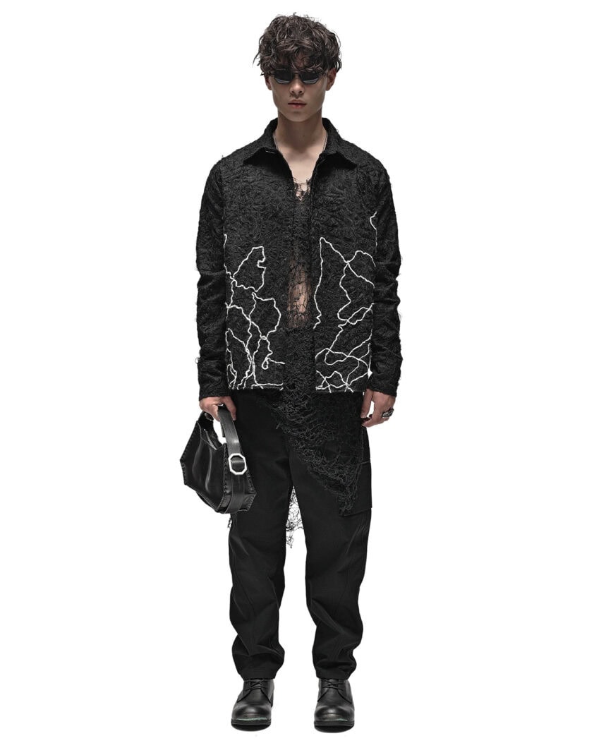 Fiber Bond Ashes Collar Overshirt