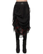 Fiber Bond Drape Layers Sheer Skirt