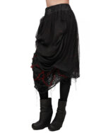 Fiber Bond Drape Layers Sheer Skirt