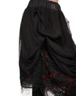 Fiber Bond Drape Layers Sheer Skirt