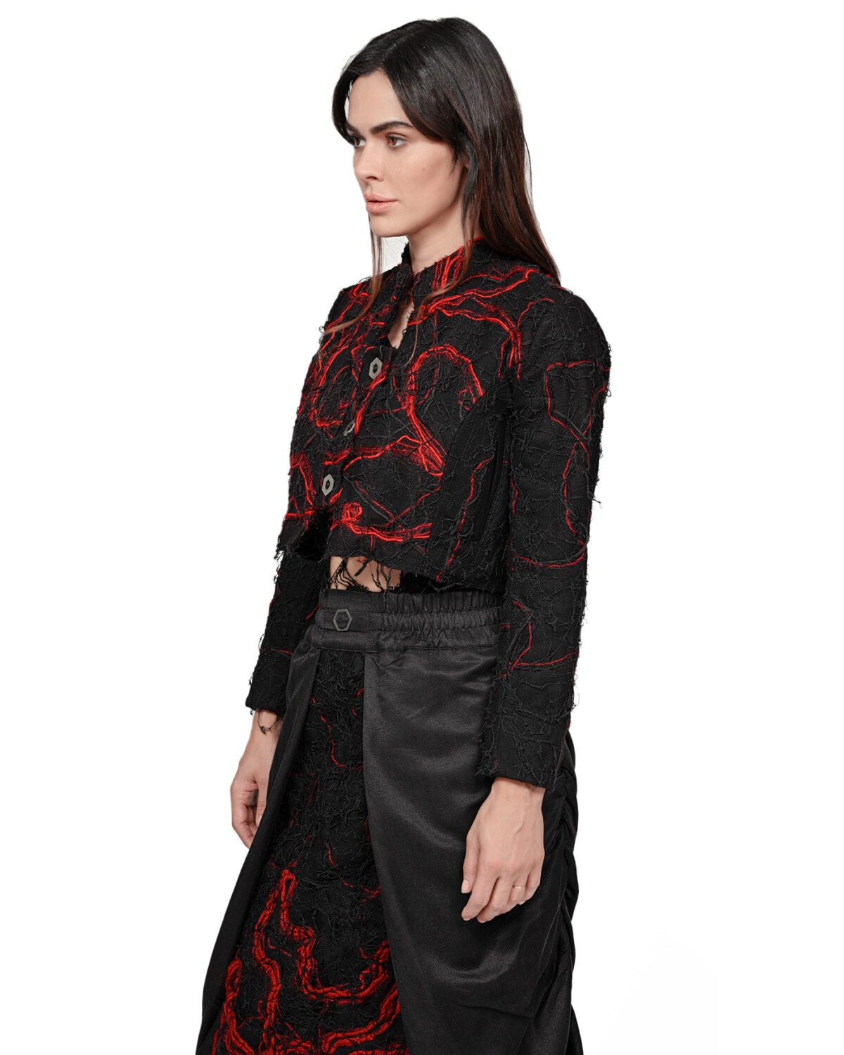 Fiber Bond Magma Crop Jacket