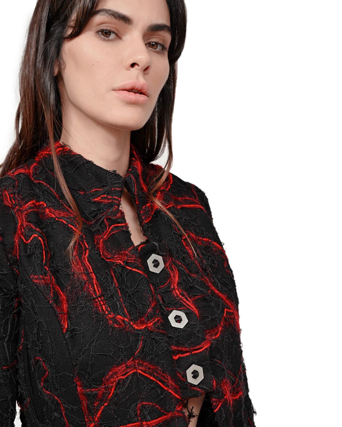 Fiber Bond Magma Crop Jacket