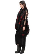 Fiber Bond Patch Volume Sleeveless Cardigan