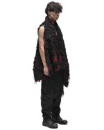 Fiber Bond Patch Volume Sleeveless Cardigan