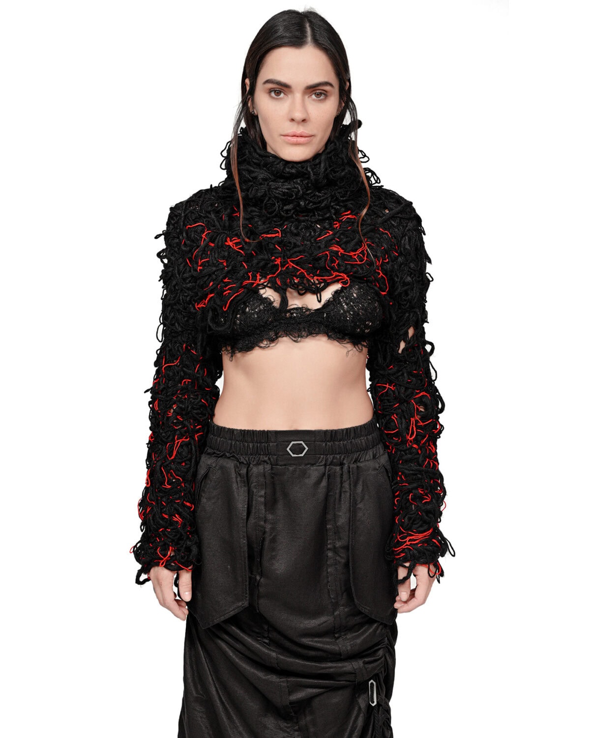 Fiber Bond Pyro High Collar Sweater