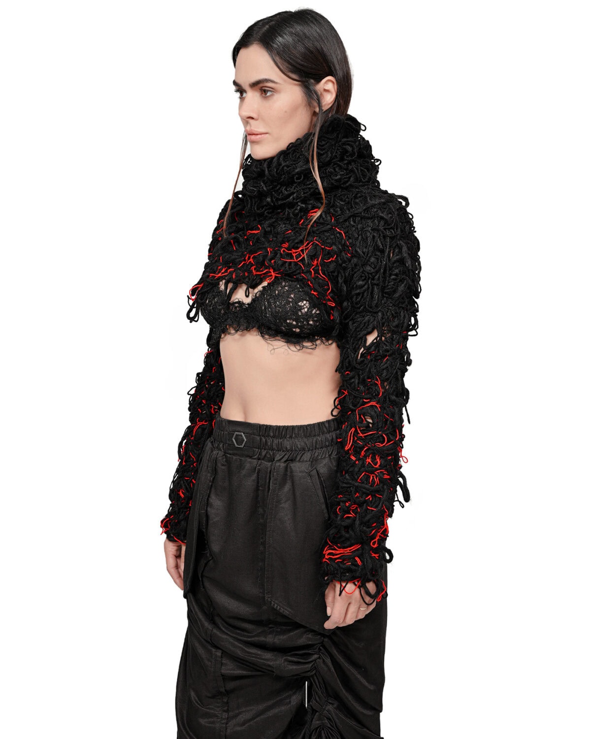 Fiber Bond Pyro High Collar Sweater