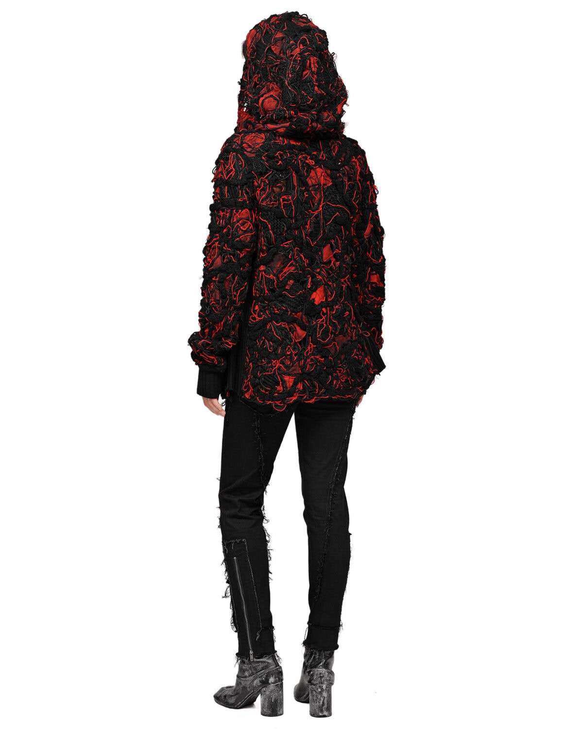 Fiber Bond Volcano Hooded Cardigan