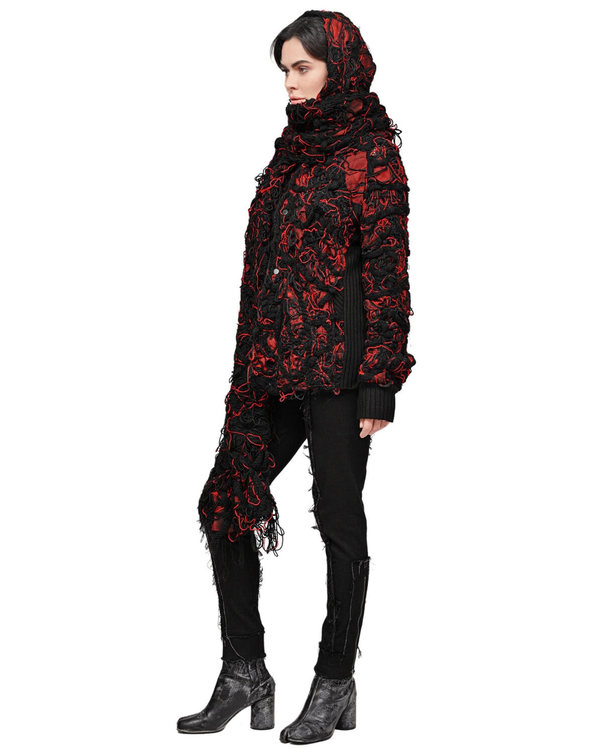 Fiber Bond Volcano Hooded Cardigan