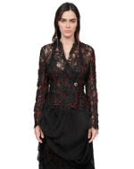 Fiber Bond Volcano Sheer Blazer