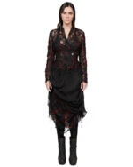 Fiber Bond Drape Layers Sheer Skirt