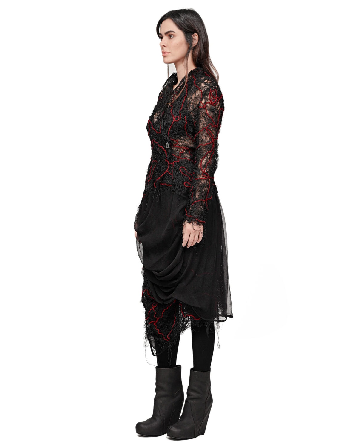 Fiber Bond Volcano Sheer Blazer