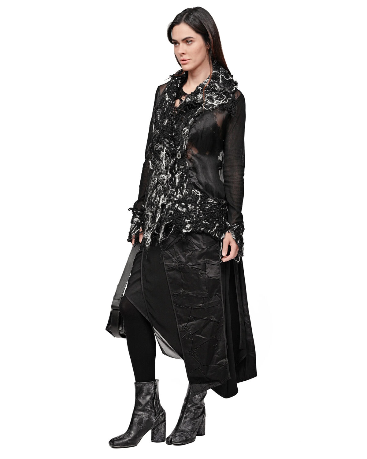 Grand Fiber Bond Silk Drape Shirt