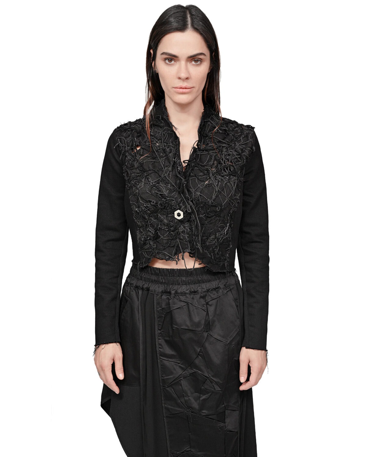 Grand Fiber Patch Denim Blazer