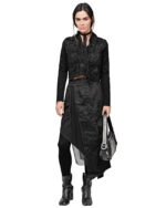 Crushed Drape Layers Sheer Skirt