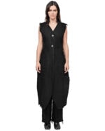 Hexa Layers Sleeveless Denim Coat