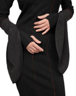 Rib Knit Lilium Turtleneck Dress