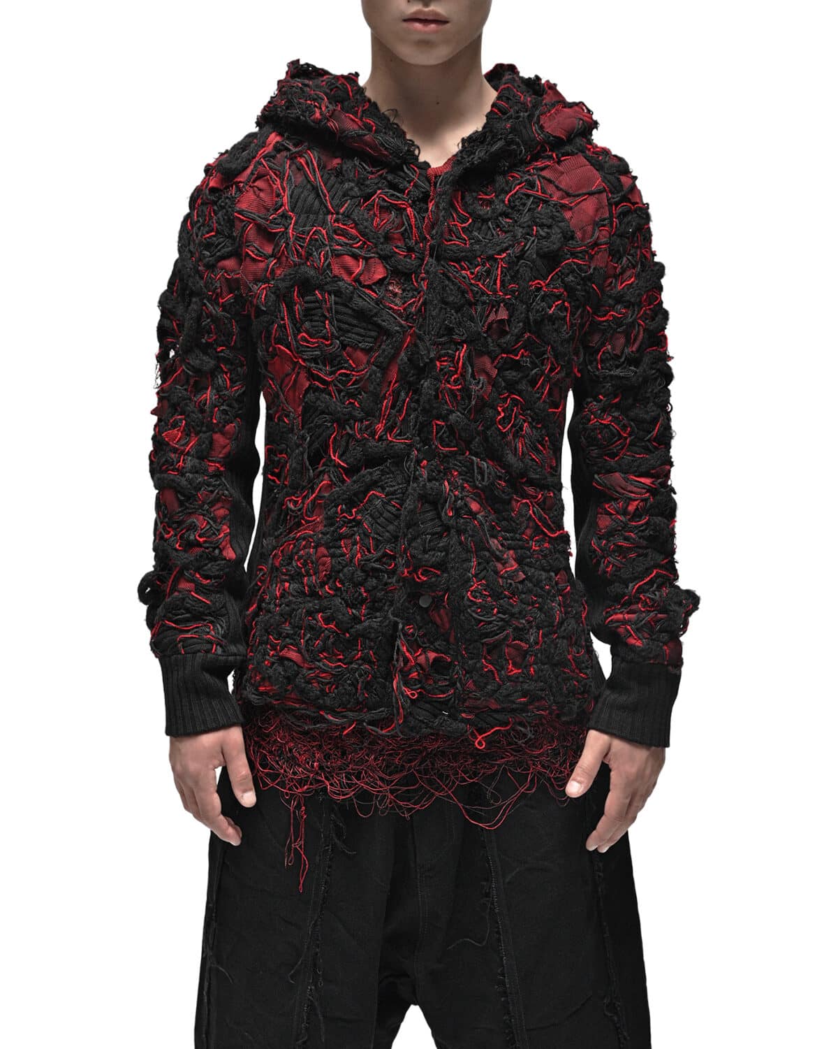 Fiber Bond Volcano Hooded Cardigan