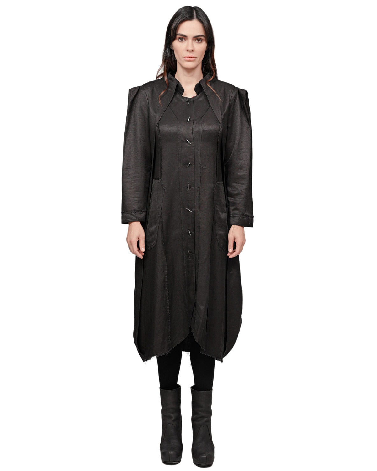 Hexa Silk Shantung Dress Shirt