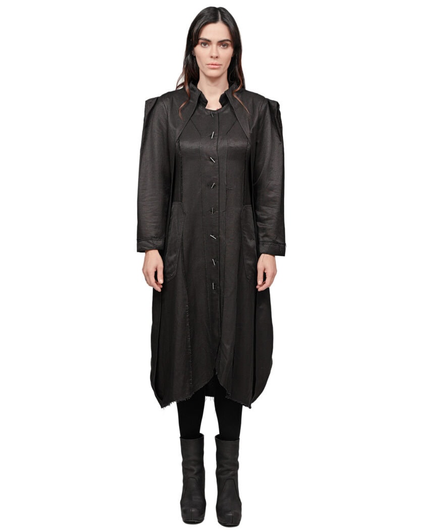 Hexa Silk Shantung Dress Shirt