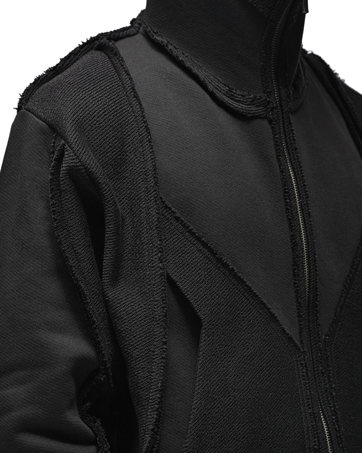 Reverse Edge Construct Zip Hoodie