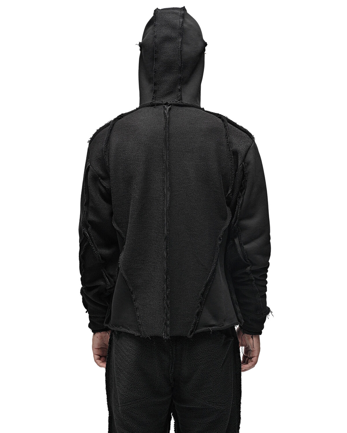 Reverse Edge Construct Zip Hoodie