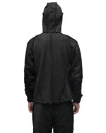 Reverse Edge Construct Zip Hoodie
