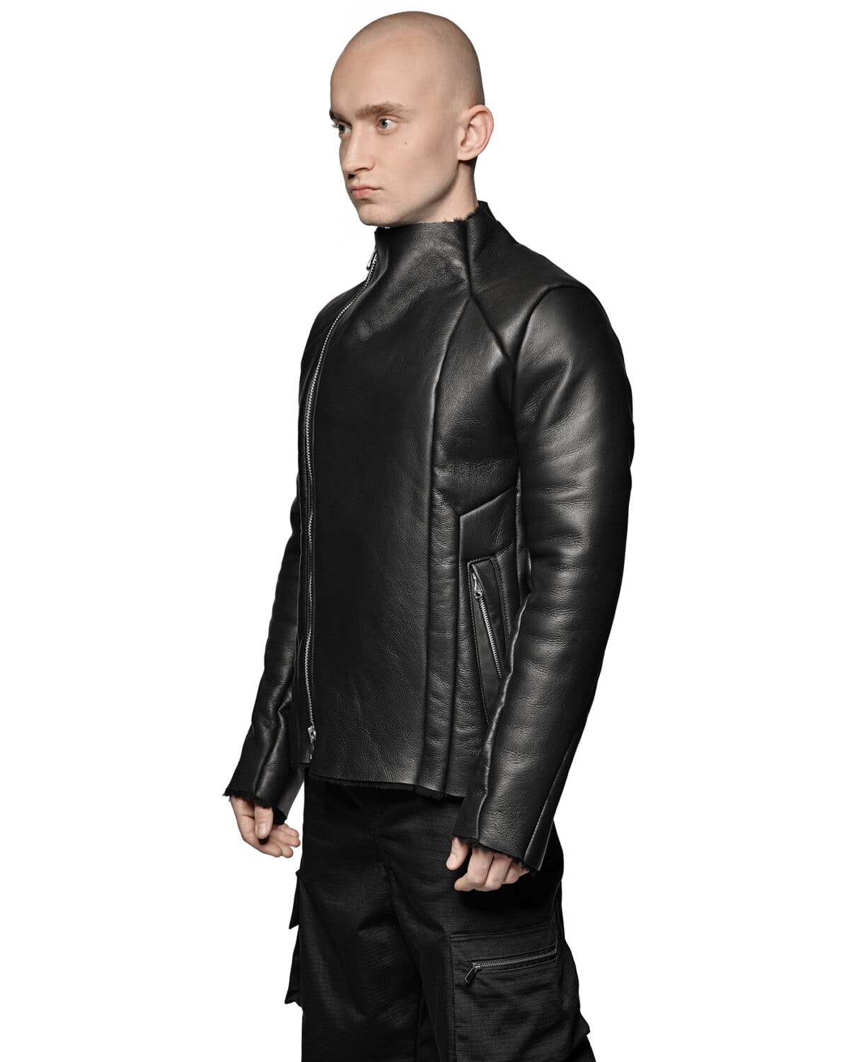Shearling Multi-Cut Leather Jacket