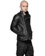 Shearling Multi-Cut Leather Jacket