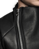 Shearling Multi-Cut Leather Jacket