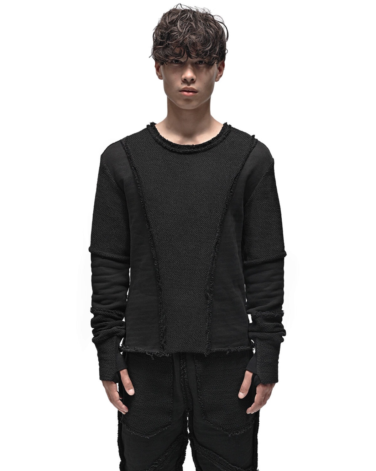 Construct Reverse Knit Sweater