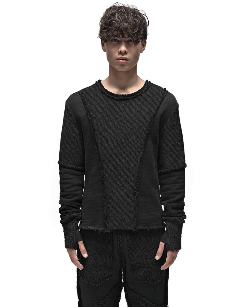 Construct Reverse Knit Sweater