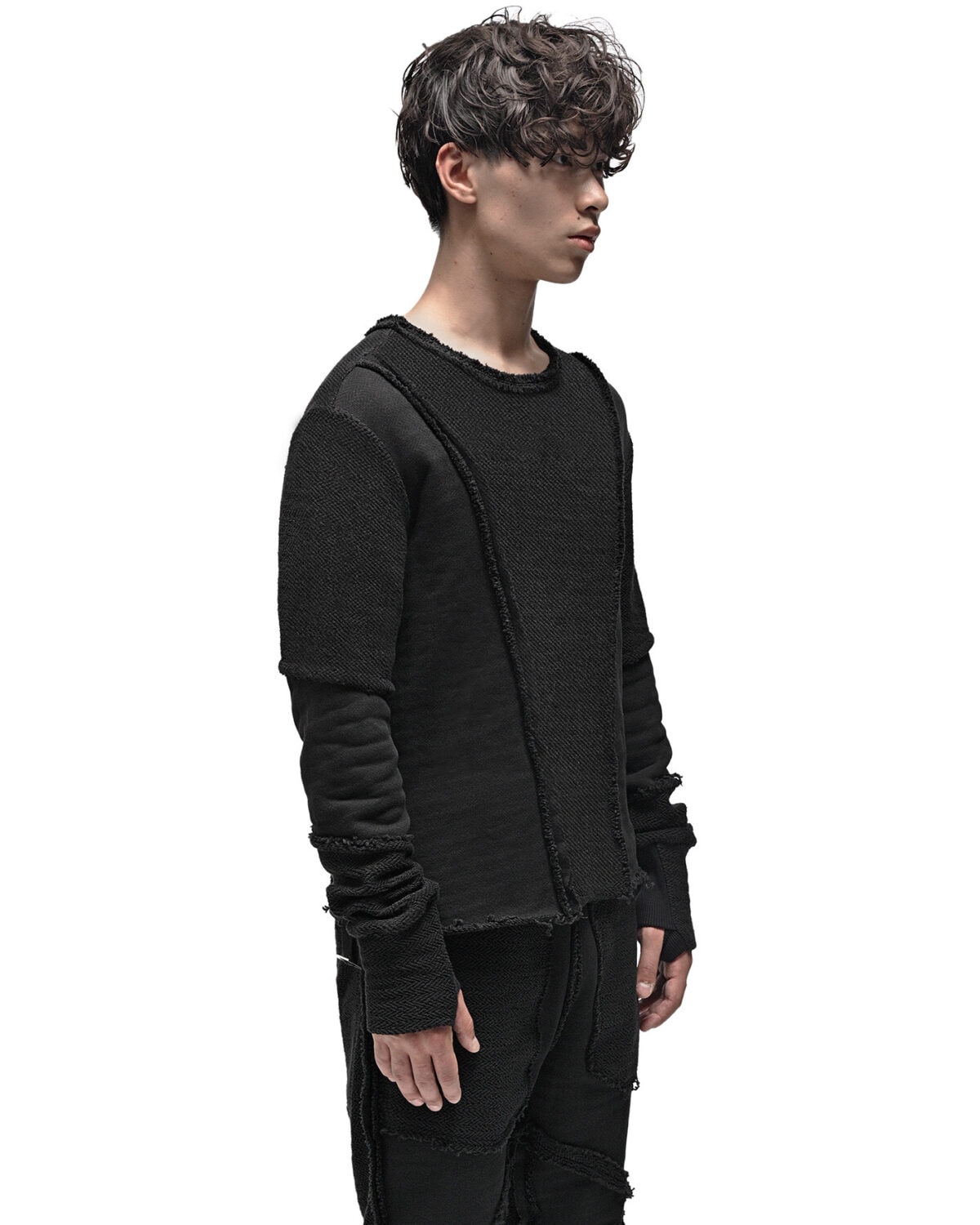Construct Reverse Knit Sweater