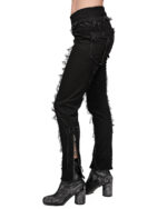 Denim Slim Fit Zip Cuff Pants