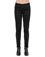 Denim Slim Fit Zip Cuff Pants