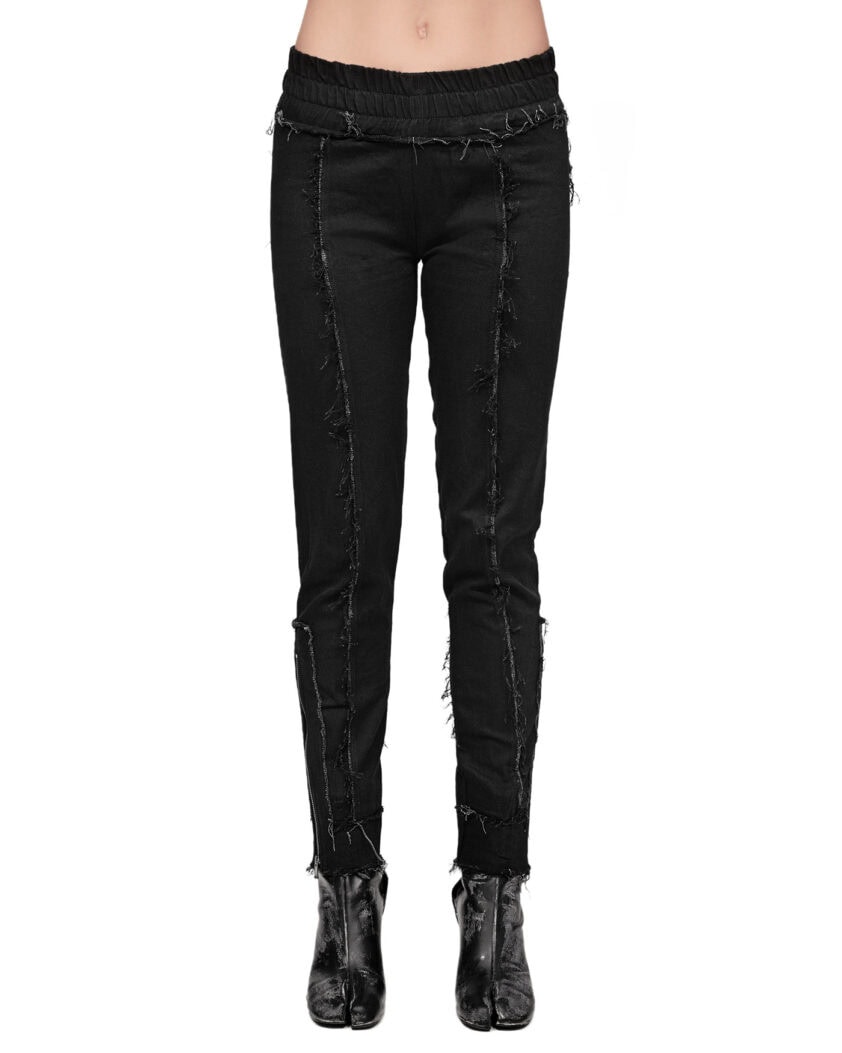 Denim Slim Fit Zip Cuff Pants